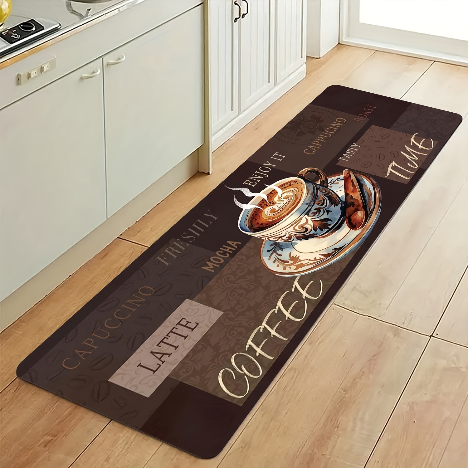 Home Bathroom Break - 1pc café break deleite tapete de