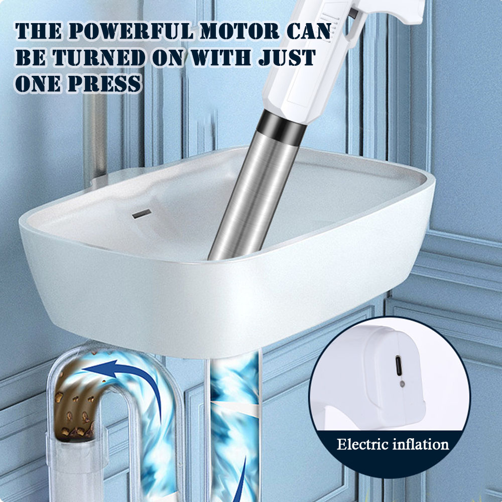 Plunger Toilet - Poderoso êmbolo de vaso sanitário elétrico,