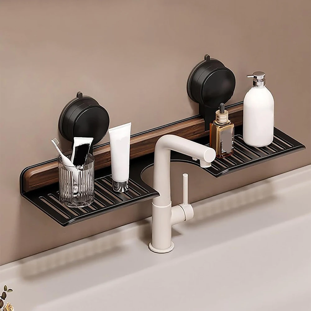 Home Depot Bathroom Sink - Prateleira de Banheiro E5 em Nogueira