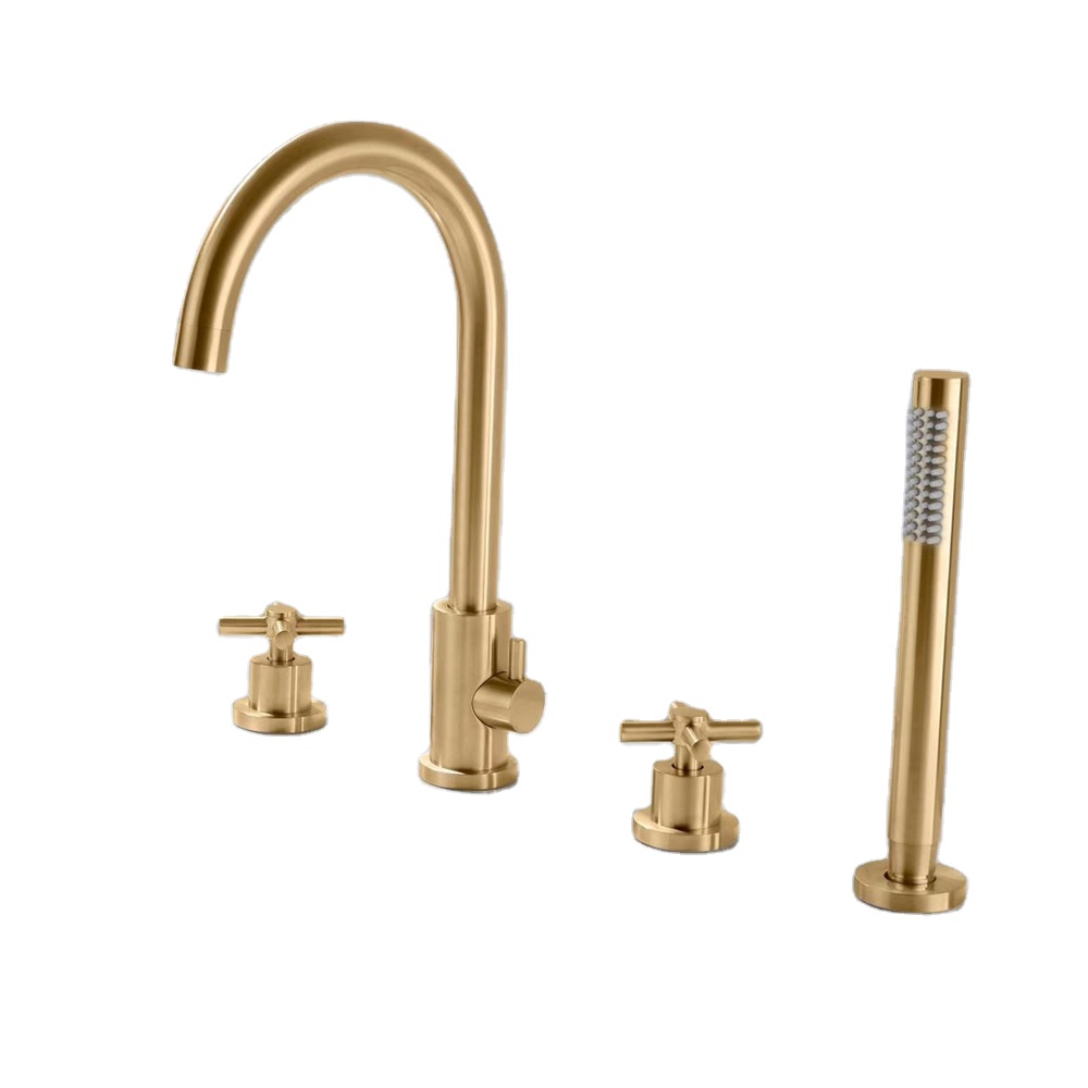 Home Bathroom Design Simple - 2021 design de luxo escovado ouro