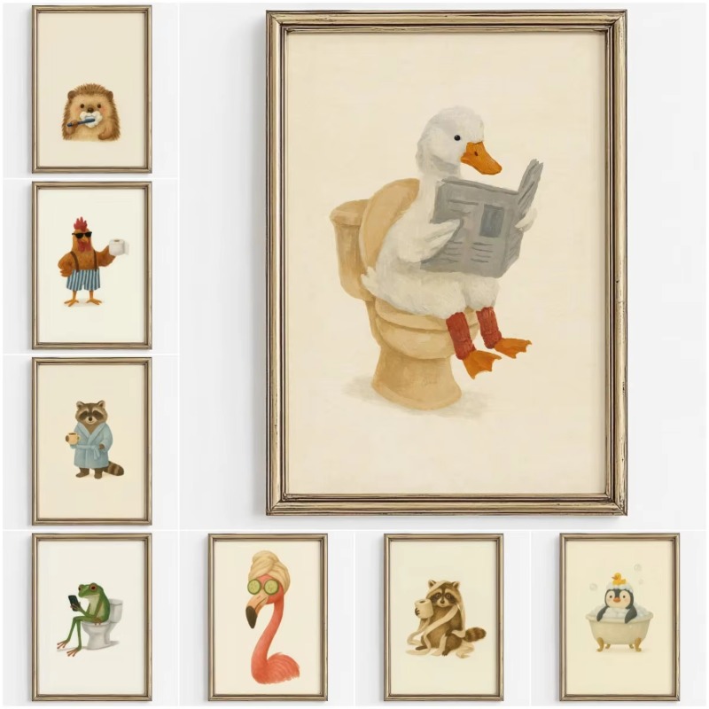 Home Bathroom Wallpaper - 1 unidade de arte de parede