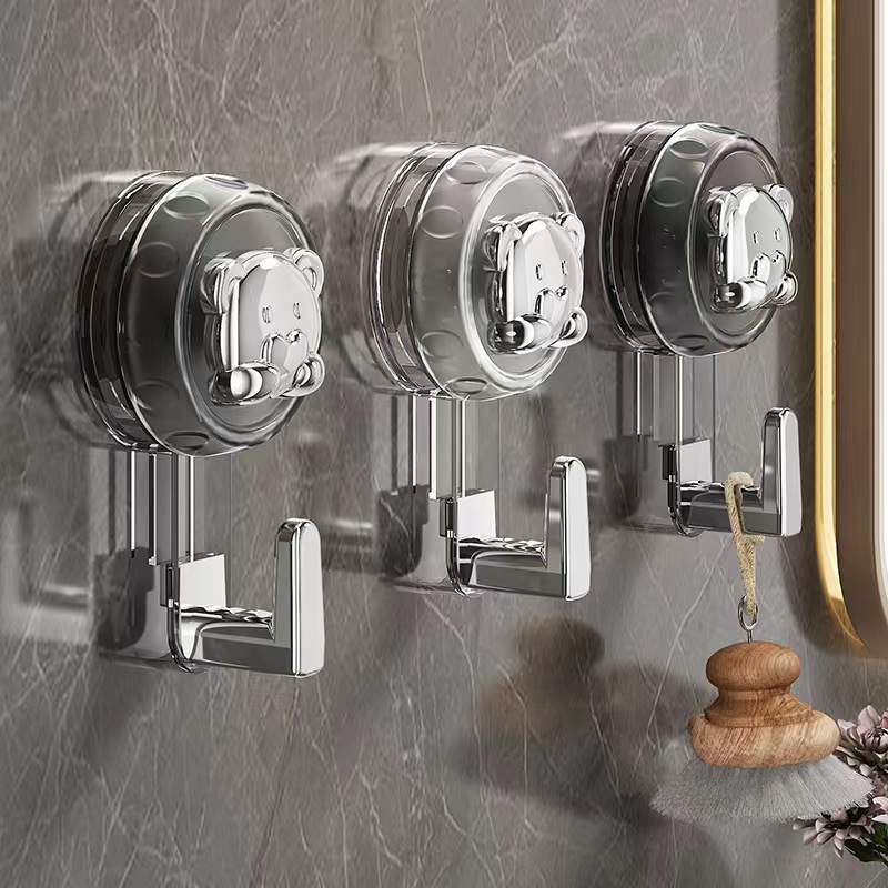 Home Bathroom Door - Gancho Adesivo de Sucção para Toalhas