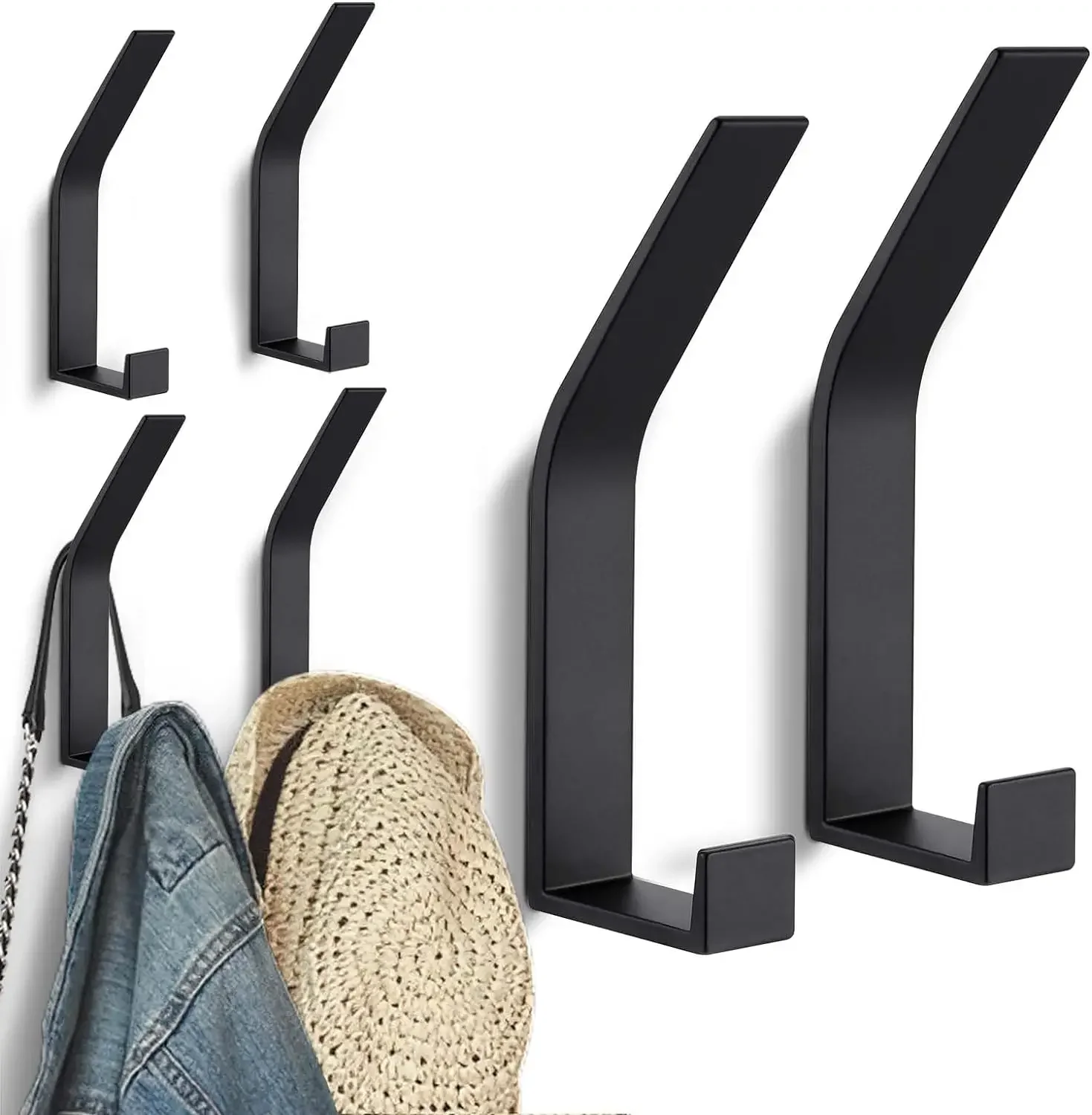 Towel Bar Stainless - 4/5/6 pçs gancho de pano parafusos