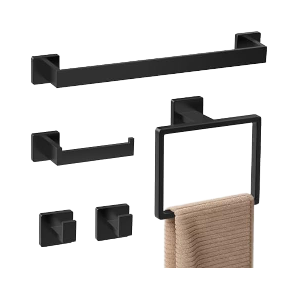Towel Bar Stainless - Conjunto de Acessórios de Banheiro Moderno