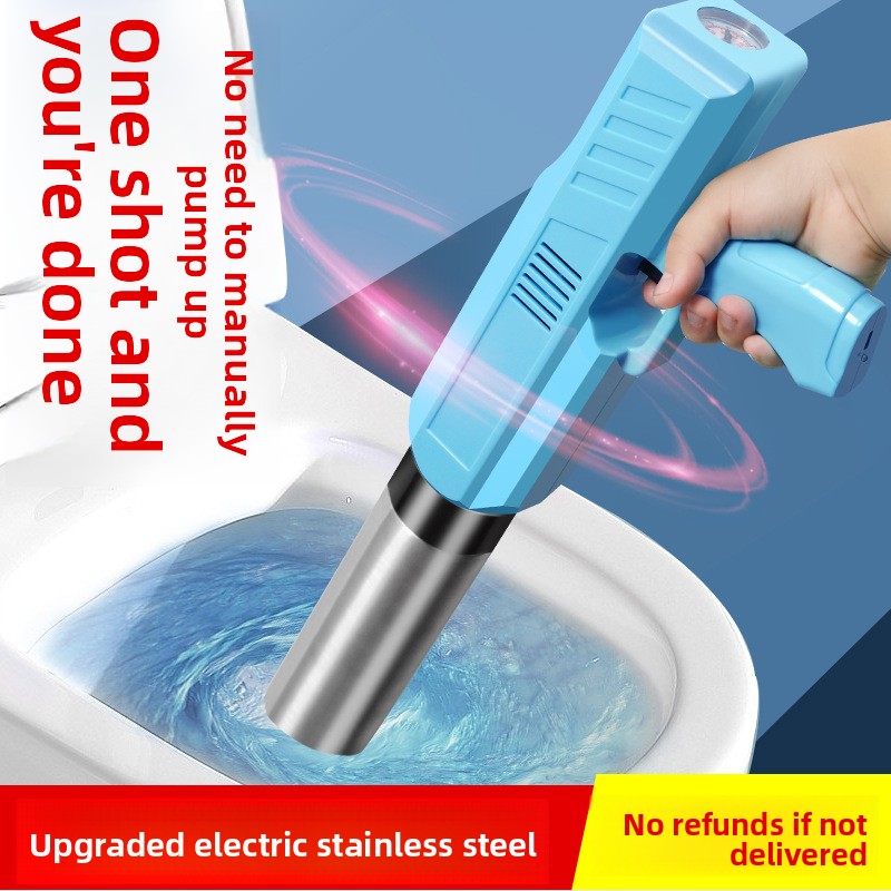 Plunger Toilet - Desentupidor Elétrico de Alta Pressão, Removedor