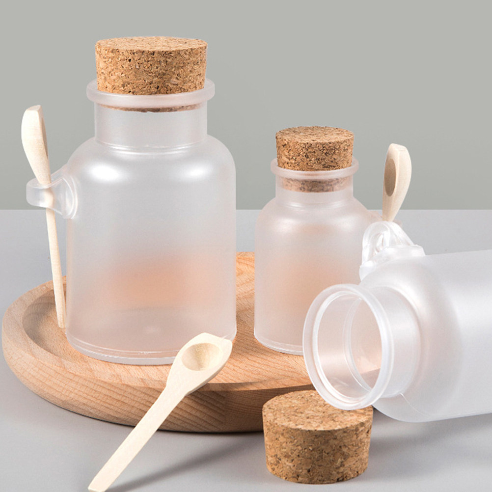 Bath Salts Jar - 6 conjuntos de garrafas vazias compactas