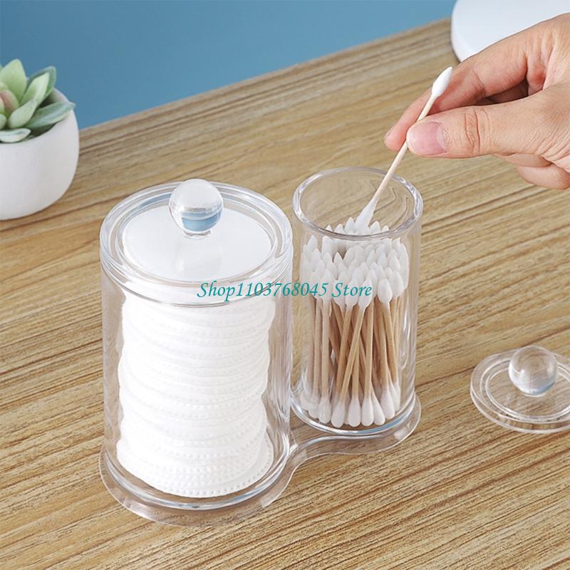 Bath Salts Jar - R53F Clear Clear acrílico Cosmético Coloque