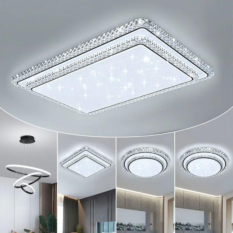 Home Bathroom Design Simple - Luminária de Teto LED Moderna com