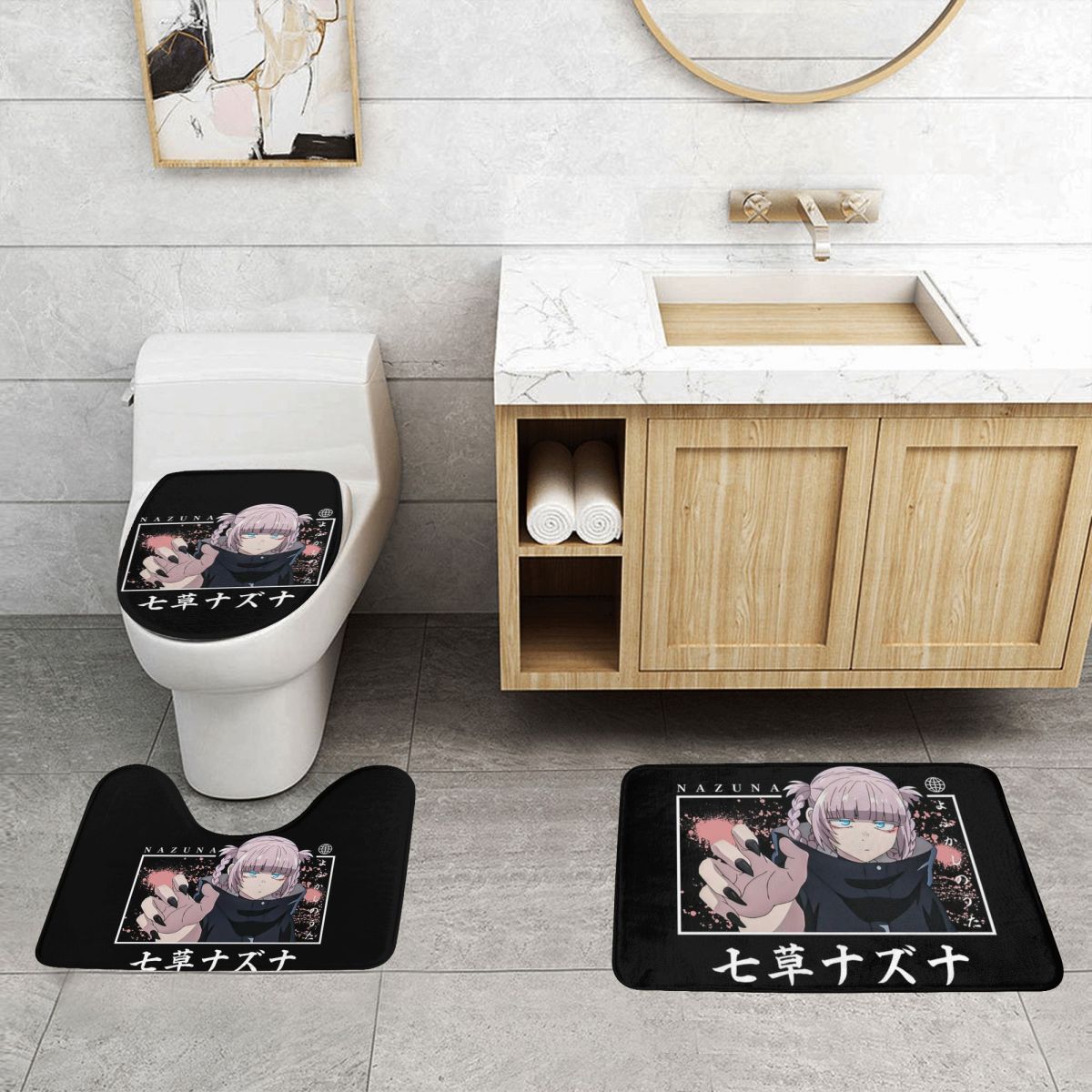 Home Bathroom Called - Chamada da noite anime nazuna nanakusa