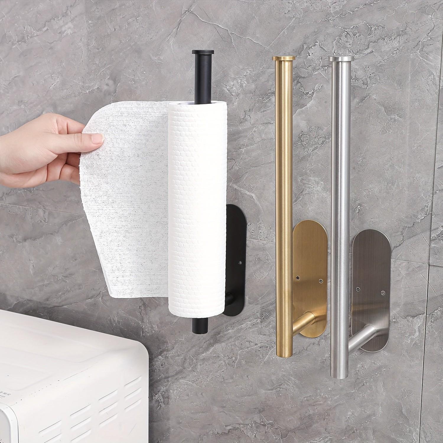 Home Bathroom Wallpaper - Suporte Minimalista de Aço Inoxidável para