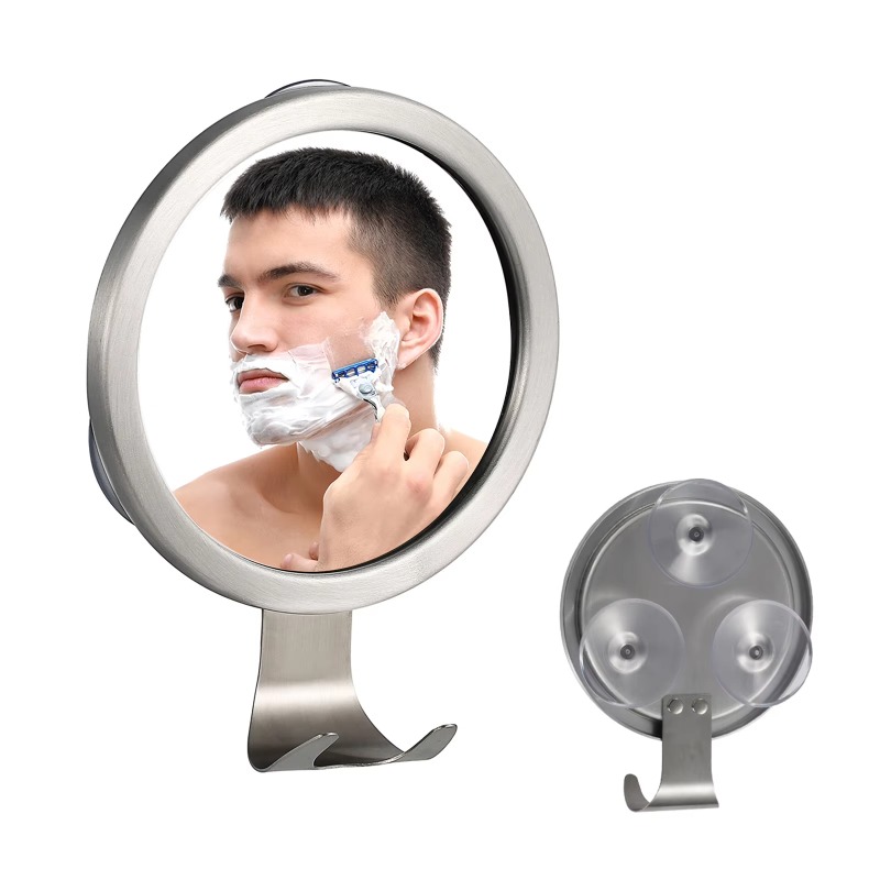 Shaving Mirror Suction - Espelho de Banheiro Antiembaçante com Ventosa