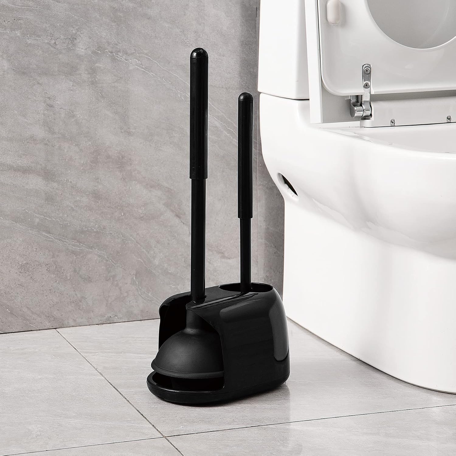 Plunger Toilet - Conjunto 2 em 1 de Escova