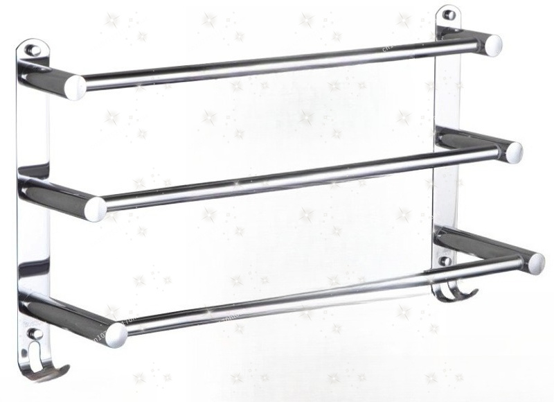 Towel Bar Stainless - Barra de toalha sem broca retrátil