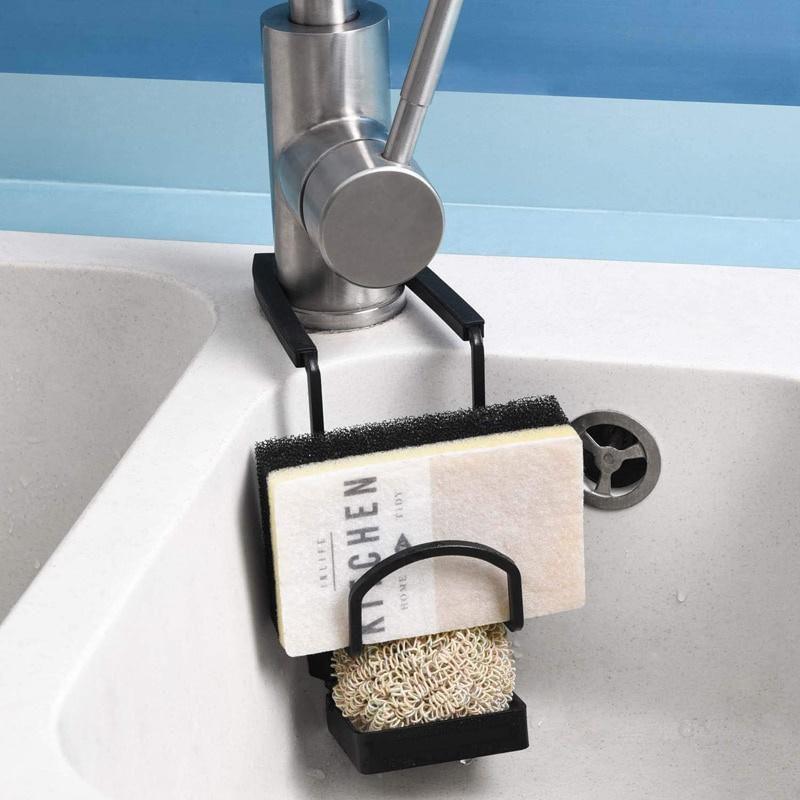 Pia durável caddy pia esponja  - Home Depot Bathroom Sink avaliação e preço