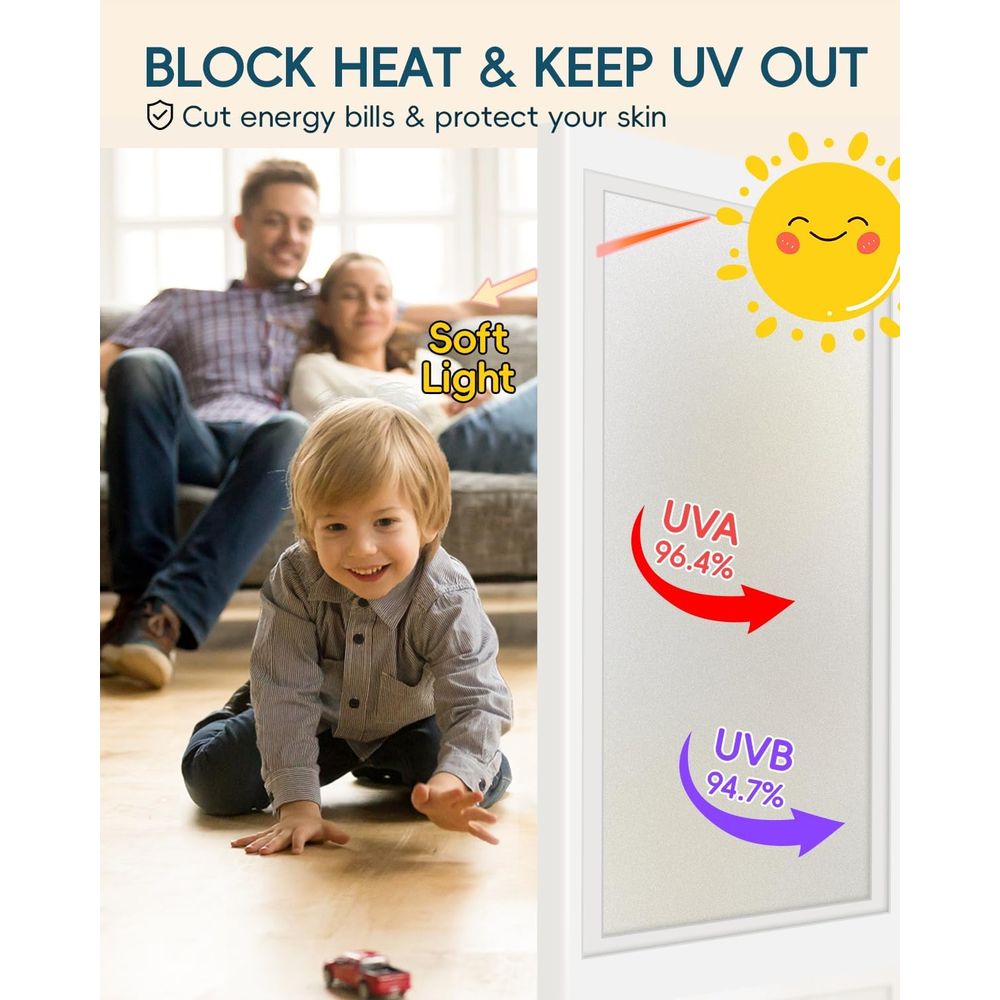 Filme Decorativo de Privacidad - Home Bathroom Window Tint avaliação e preço