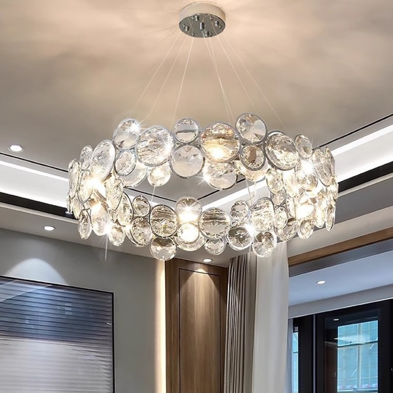 Lustre de Cristal Moderno de L - Home Bathroom Design Simple avaliação e preço