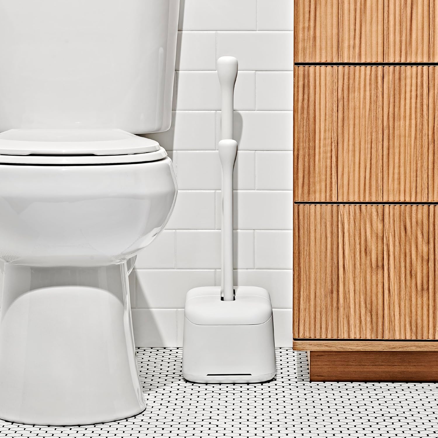 Conjunto de Escova Sanitária e - Plunger Toilet avaliação e preço