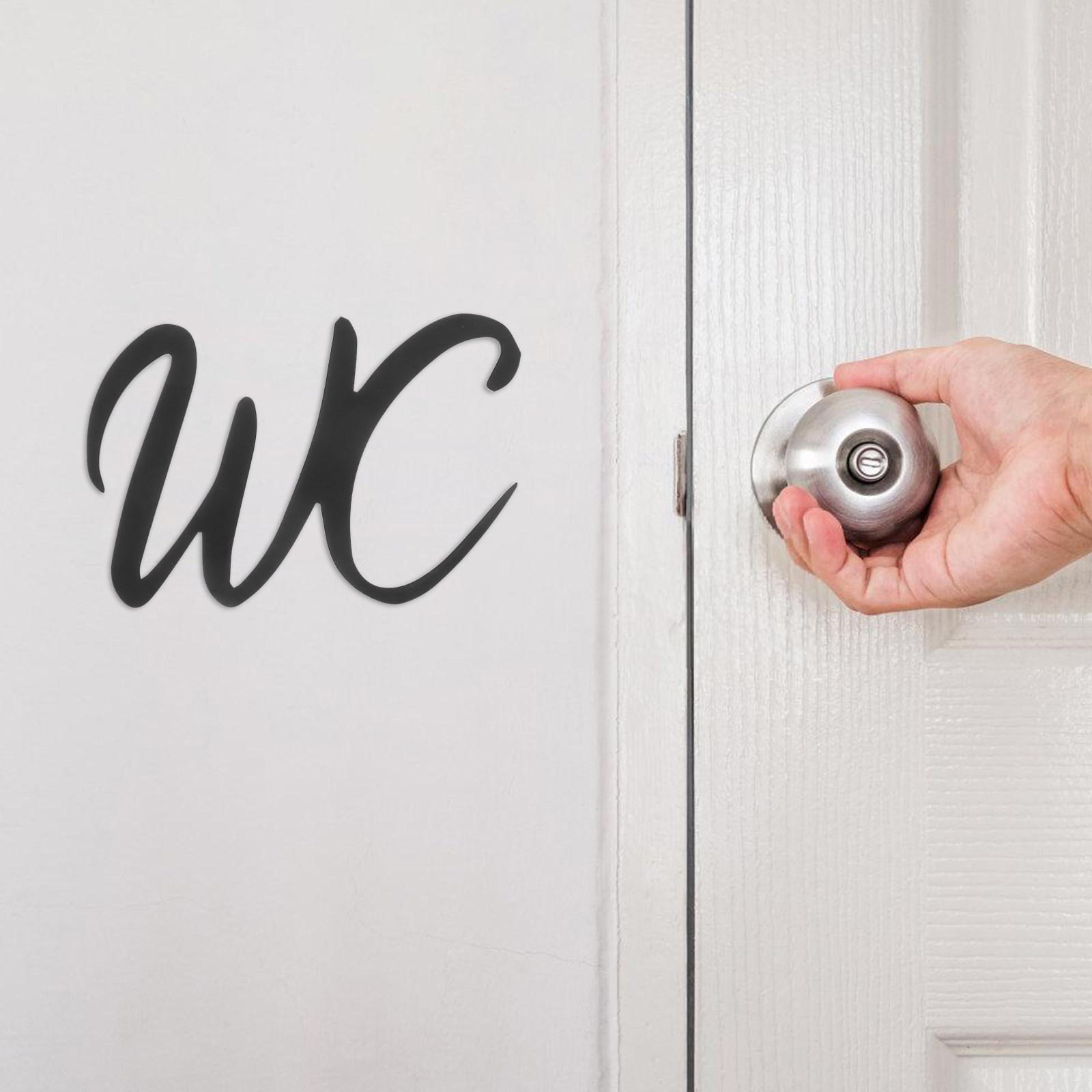 Placa de Sinalização de Banhei - Home Bathroom Door avaliação e preço