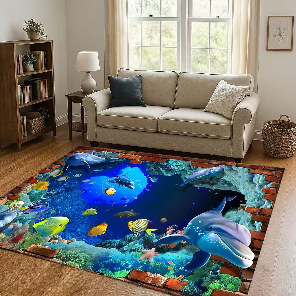 Nova ilusão 3d mundo subaquáti - Home Bathroom Break avaliação e preço