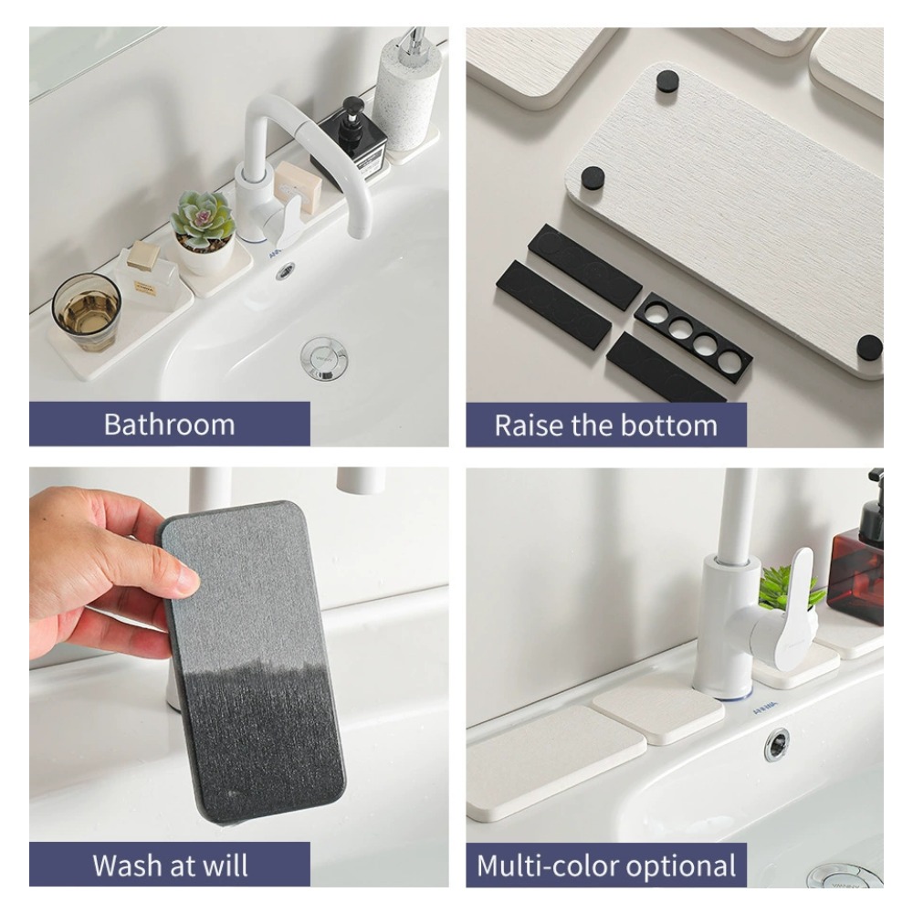Tapete de secagem de sabão pra - Home Depot Bathroom Sink avaliação e preço