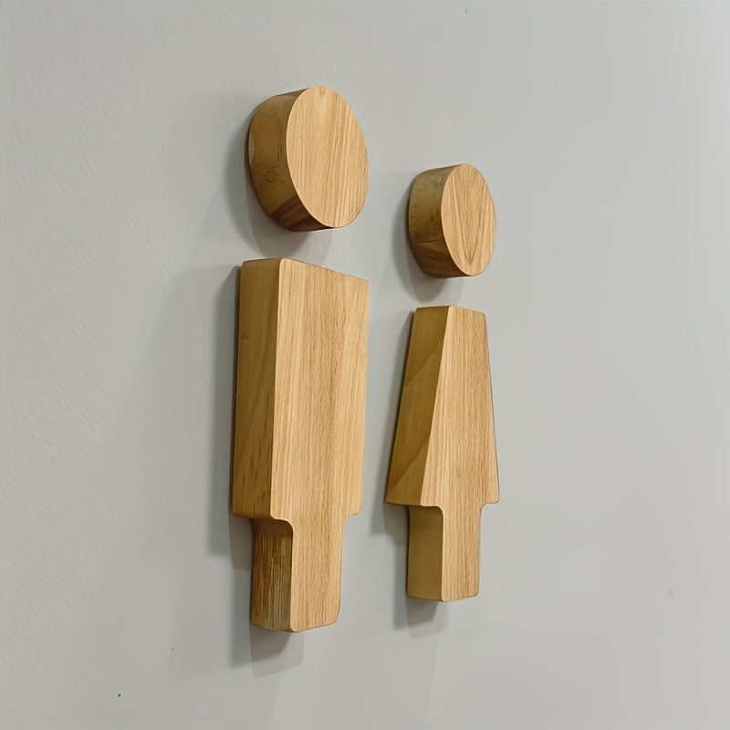 2 peças sinal de banheiro de m - Home Bathroom Door avaliação e preço