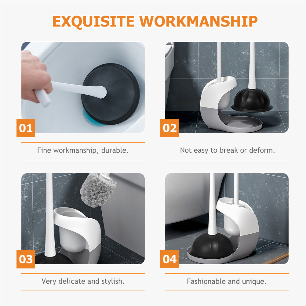 Conjunto Premium de Escova San - Plunger Toilet avaliação e preço