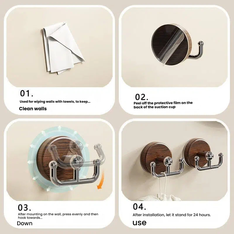 Ganchos de Sucção com Efeito M - Home Bathroom Door avaliação e preço