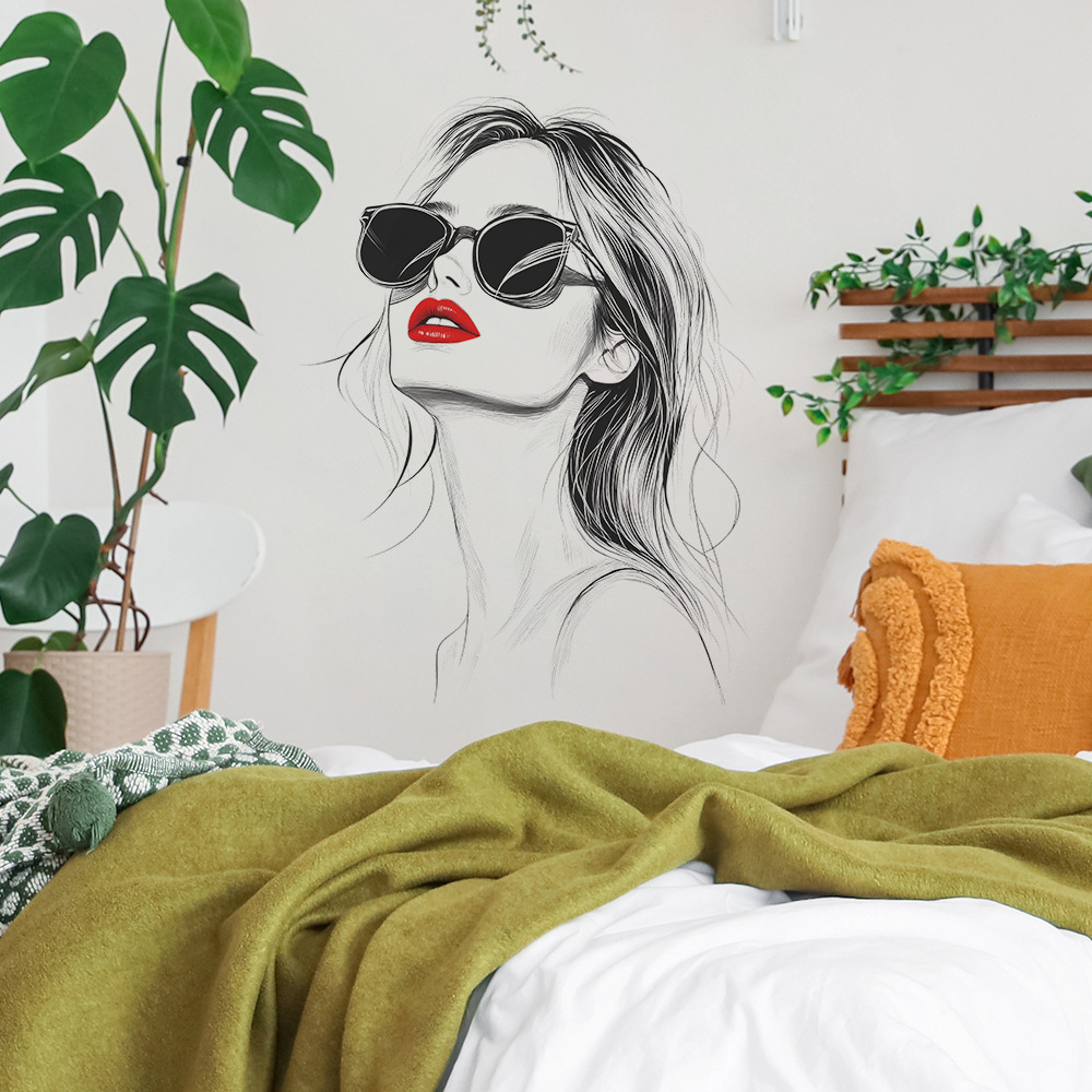 Adesivo de parede de beleza ur - Home Bathroom Wallpaper avaliação e preço