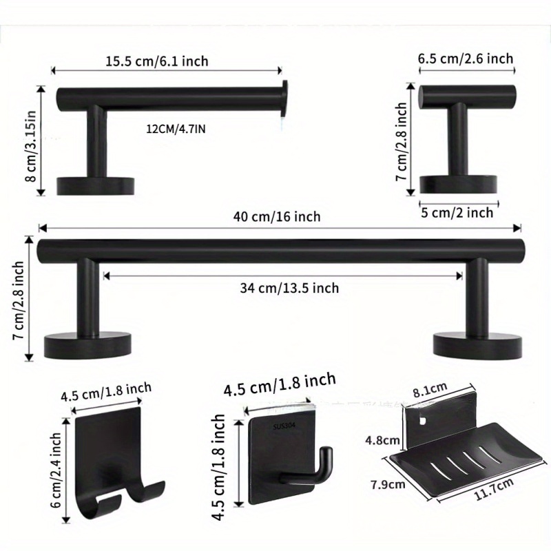 Conjunto de haste de toalha de - Towel Bar Stainless avaliação e preço