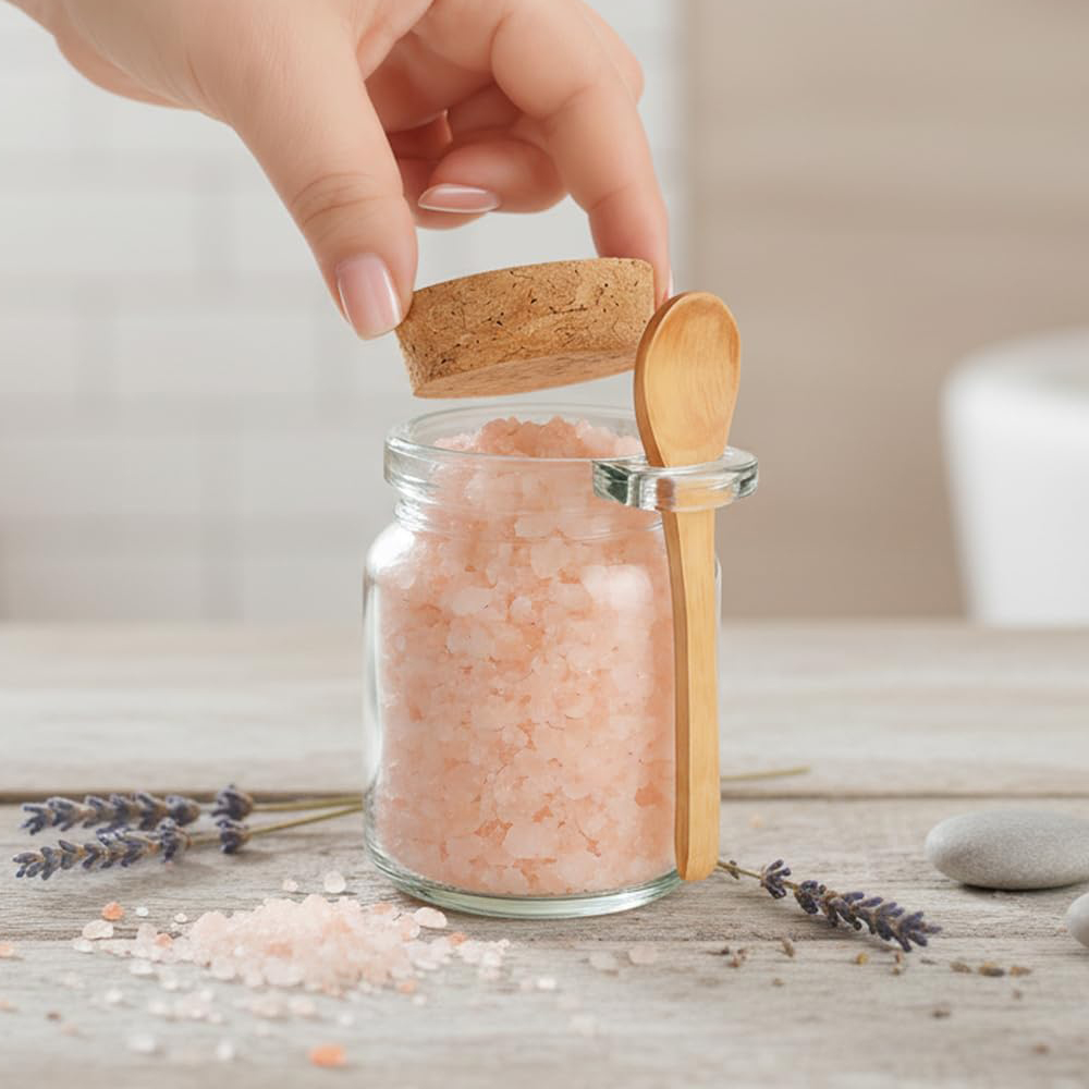 Frascos para Esfoliante de Açú - Bath Salts Jar avaliação e preço