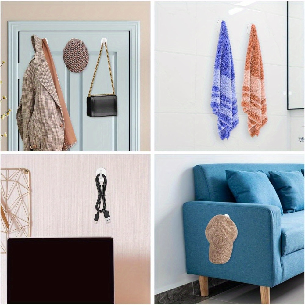 Mini ganchos pegajosos simples - Home Bathroom Door avaliação e preço
