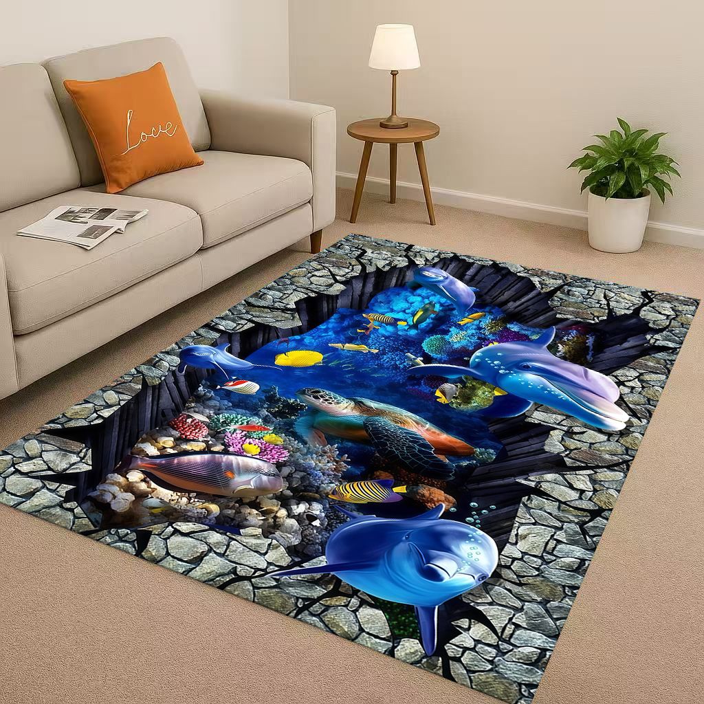 Ilusão 3d subaquática mundo qu - Home Bathroom Break avaliação e preço