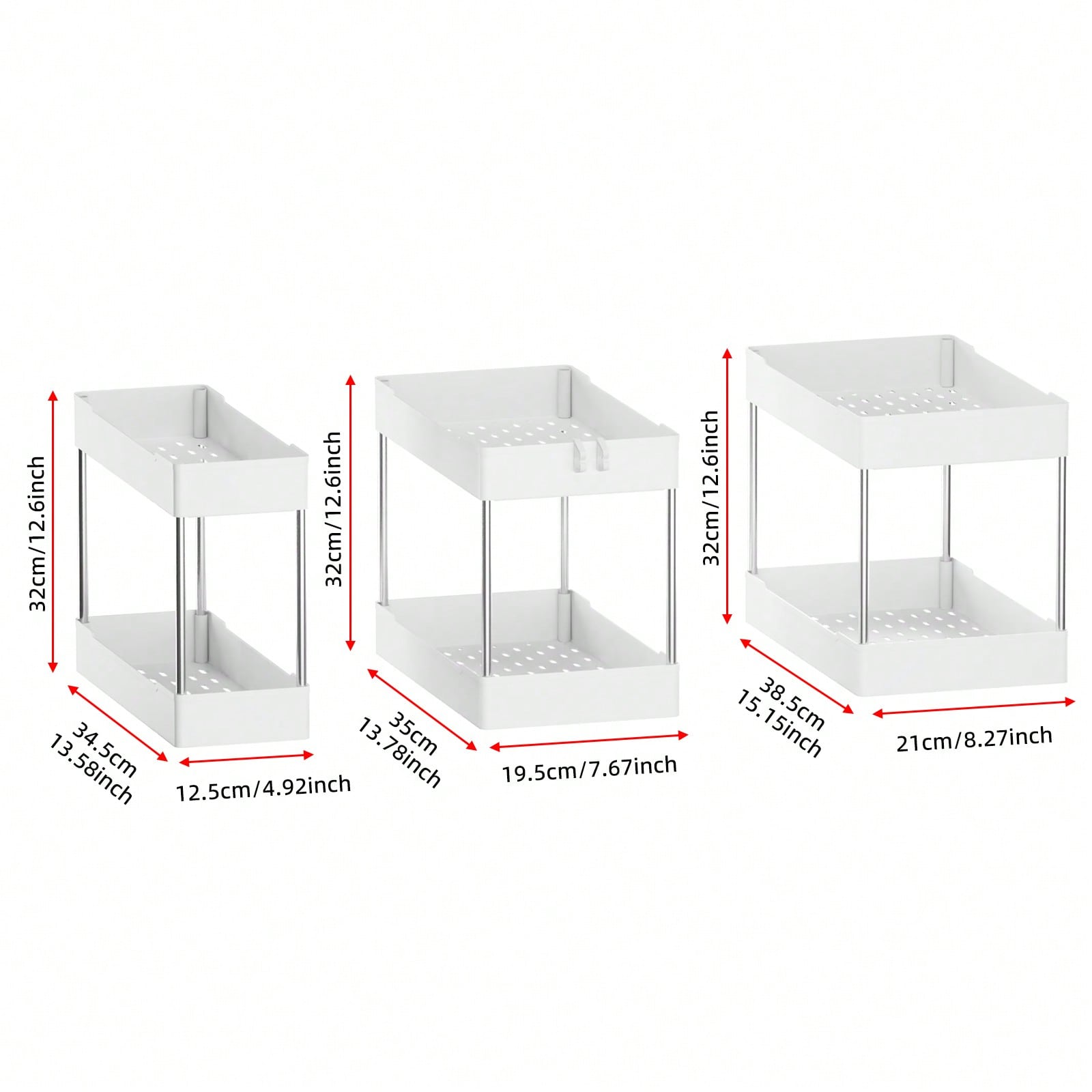 Conjunto de 3 Prateleiras Orga - Home Depot Bathroom Sink avaliação e preço