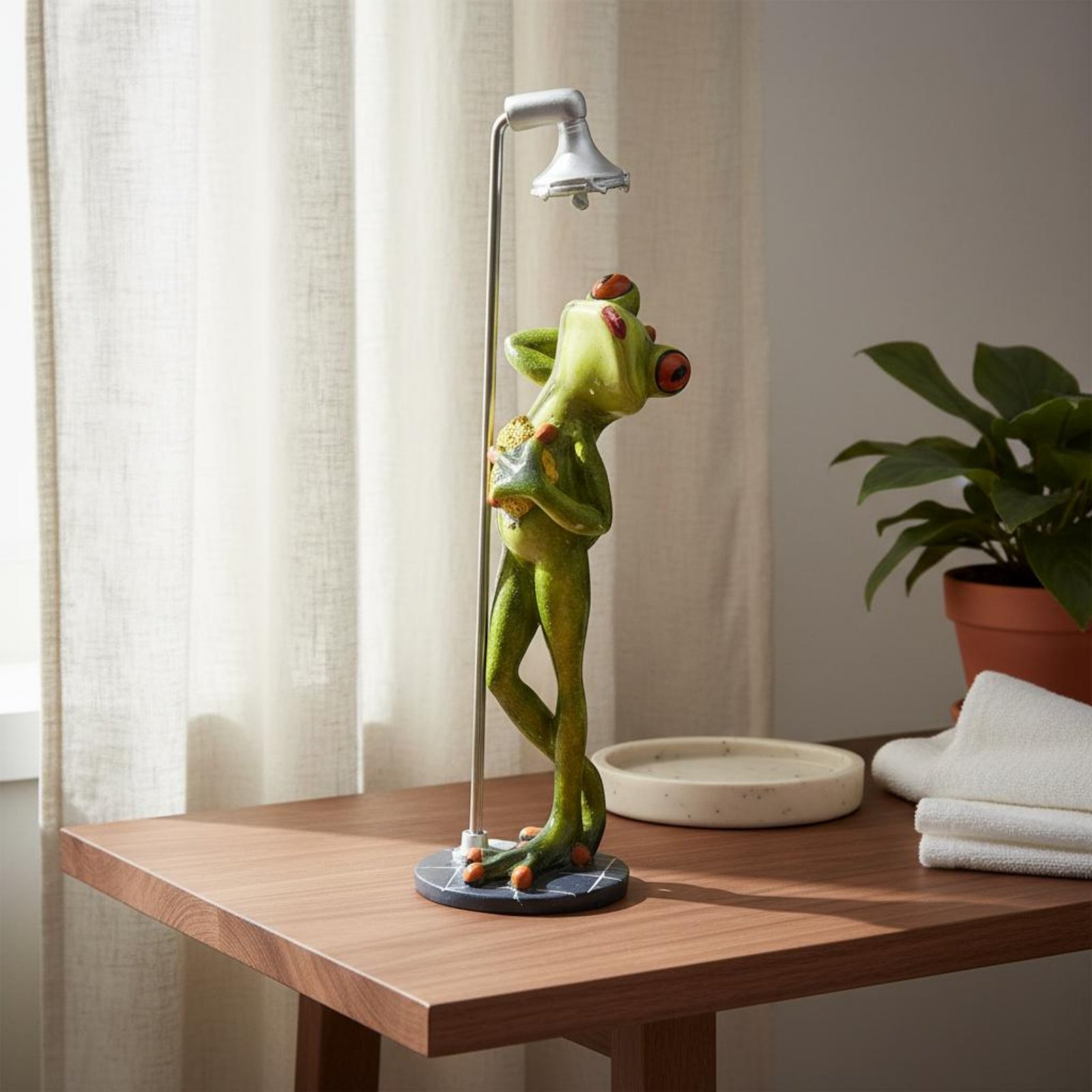 Estátua de Sapo no Banho, Ótim - Home Bath avaliação e preço