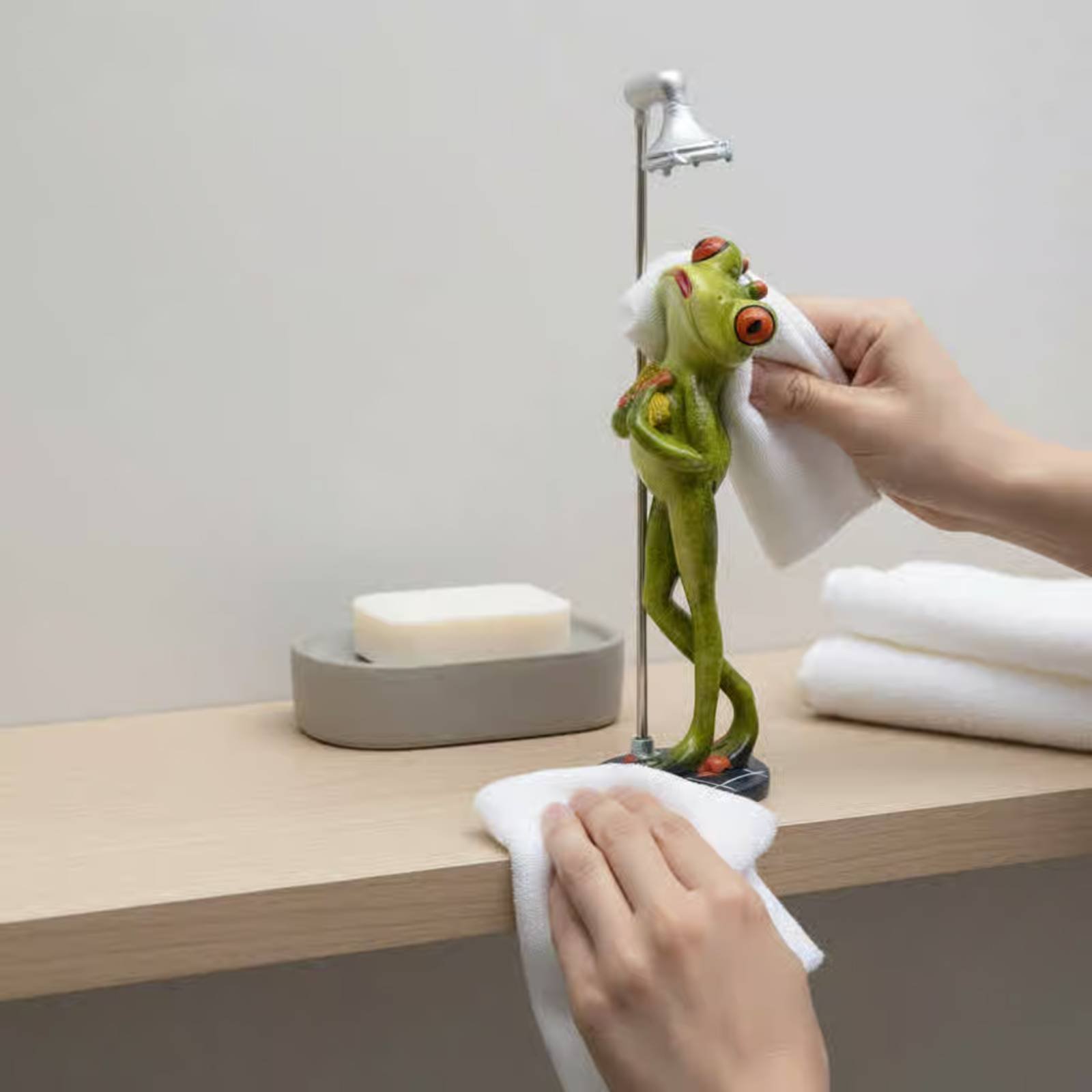 Estátua de Sapo no Banho, Ótim - Home Bath avaliação e preço