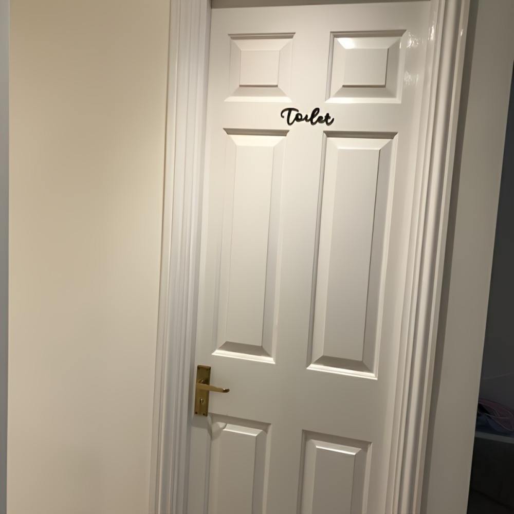 CIFBUY Placa de Sinalização Mo - Home Bathroom Door avaliação e preço