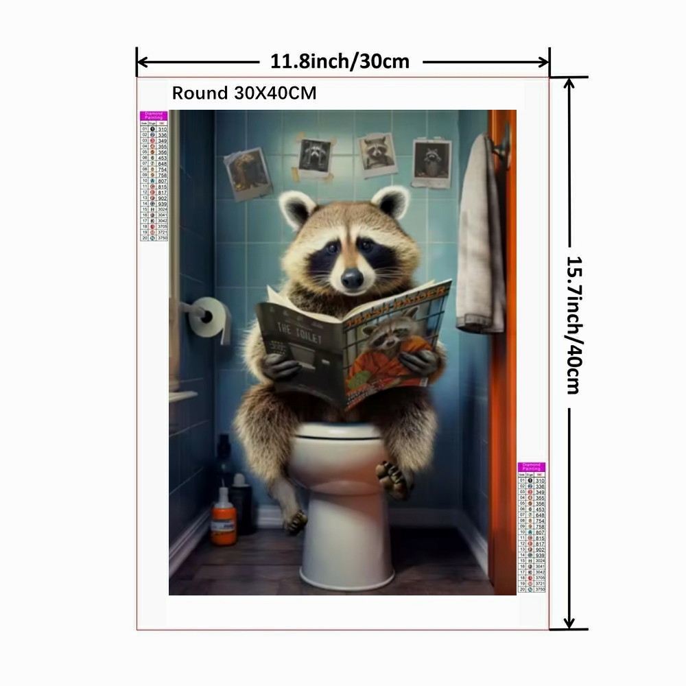 Animais pintura diamante arte  - Home Bathroom Wallpaper avaliação e preço