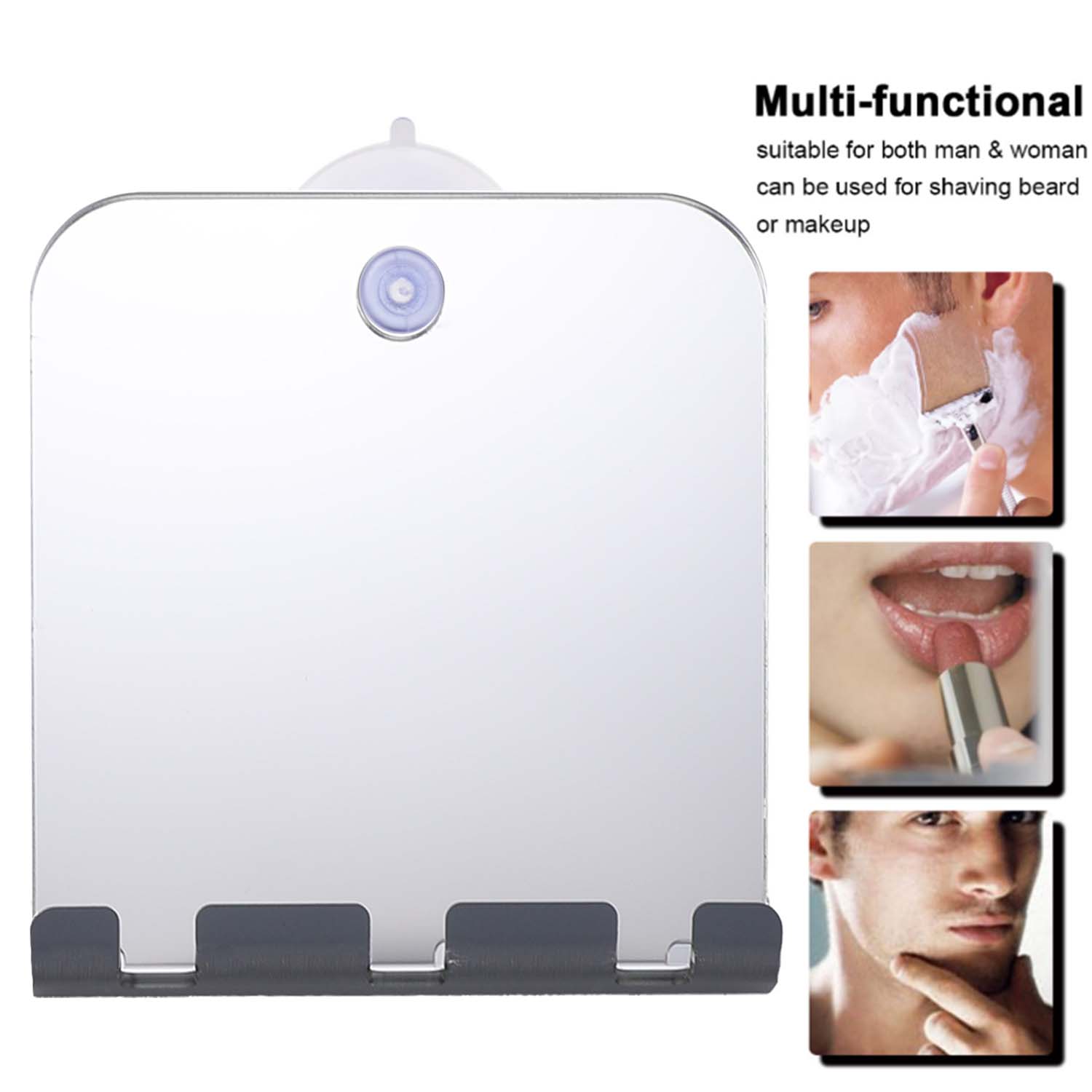 Unbreakable Fog Free Travel Mi - Shaving Mirror Suction avaliação e preço