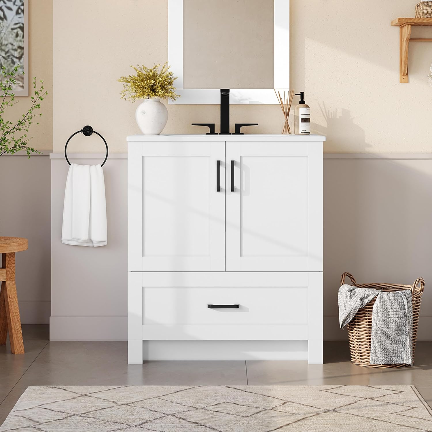 Armário de Banheiro de 30 Pole - Home Bathroom Door avaliação e preço