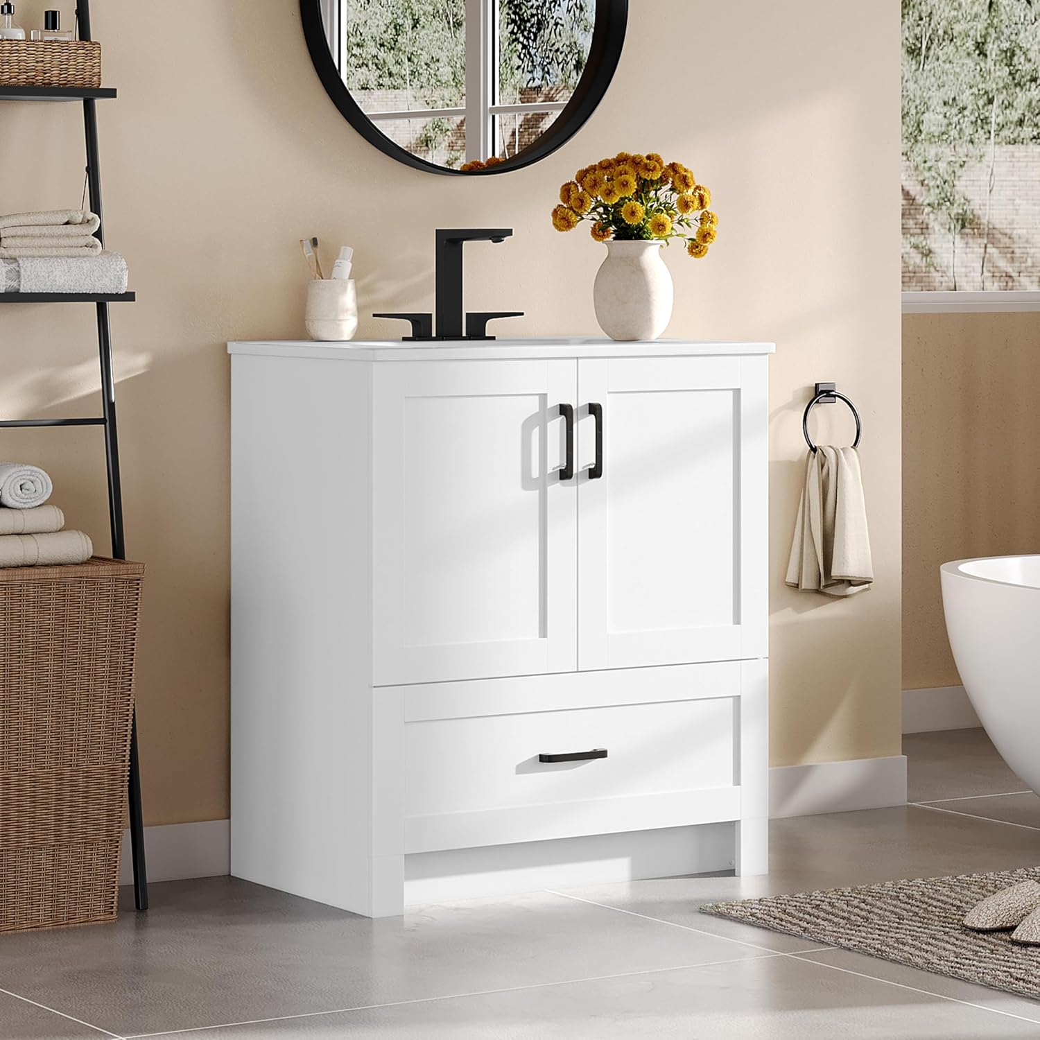 Armário de Banheiro de 30 Pole - Home Bathroom Door avaliação e preço