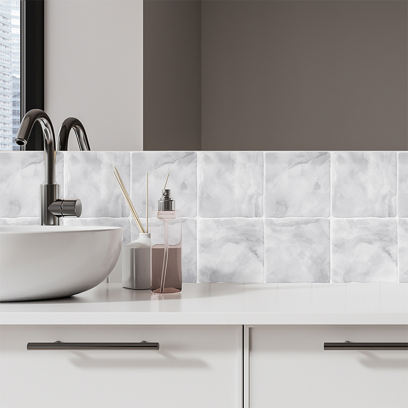 5/10 peças de papel de parede  - Home Bathroom Wallpaper avaliação e preço
