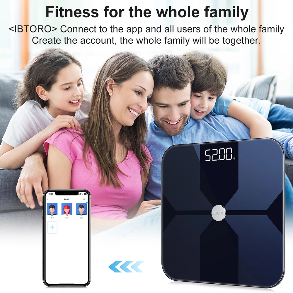 Balança de gordura corporal wi - Home Bathroom Scales avaliação e preço