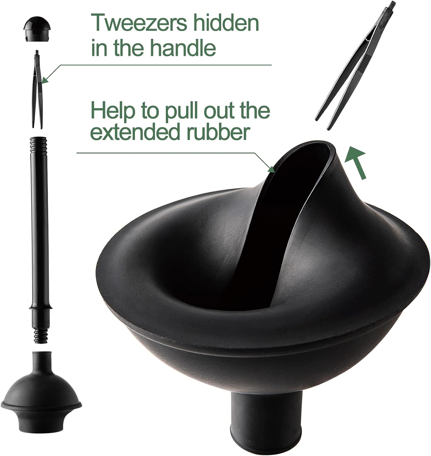 Conjunto 2 em 1 de Escova Sani - Plunger Toilet avaliação e preço