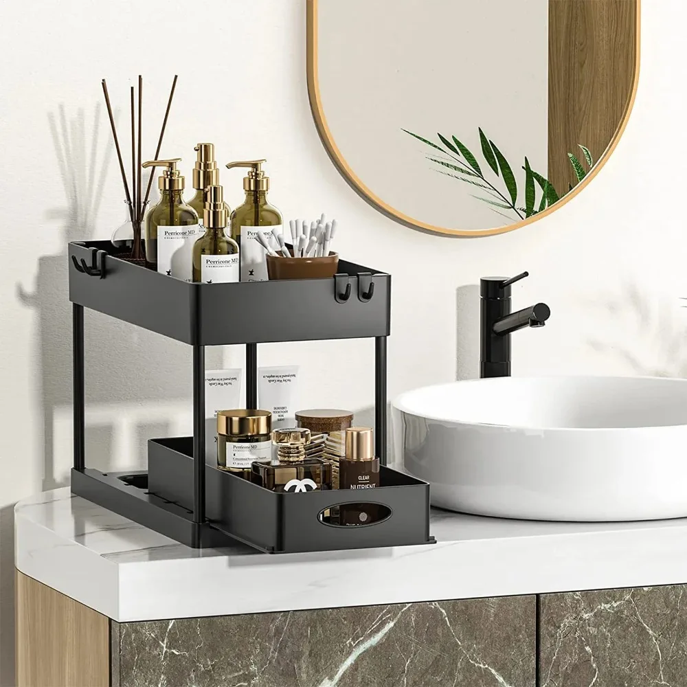 Cesta de armazenamento desliza - Home Depot Bathroom Sink avaliação e preço