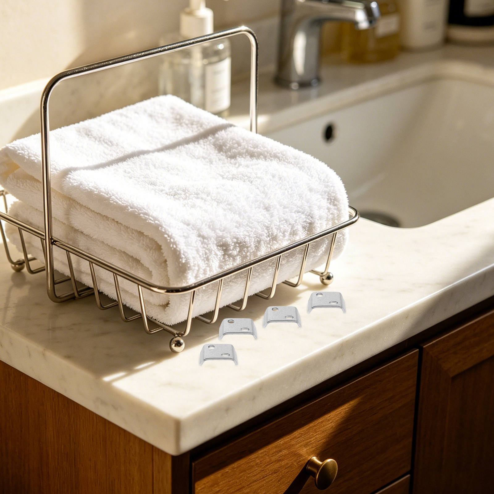 4 Peças de Ferragens para Mont - Towel Bar Stainless avaliação e preço