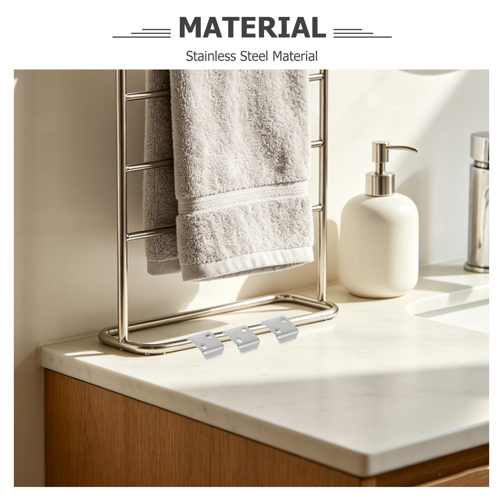 Kit de 4 Peças para Montagem d - Towel Bar Stainless avaliação e preço