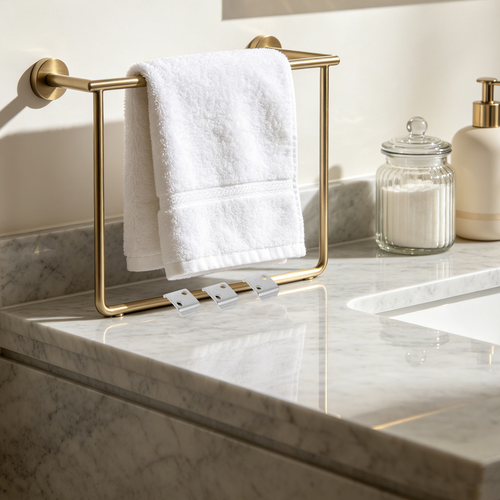 Kit de 4 Peças para Montagem d - Towel Bar Stainless avaliação e preço