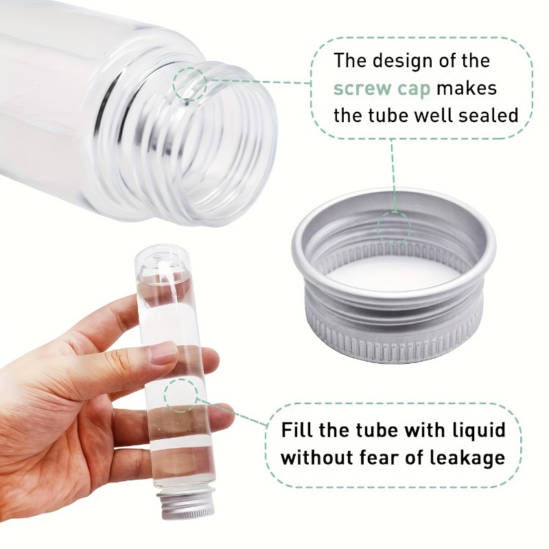 Tubos transparentes de plástic - Bath Salts Jar avaliação e preço