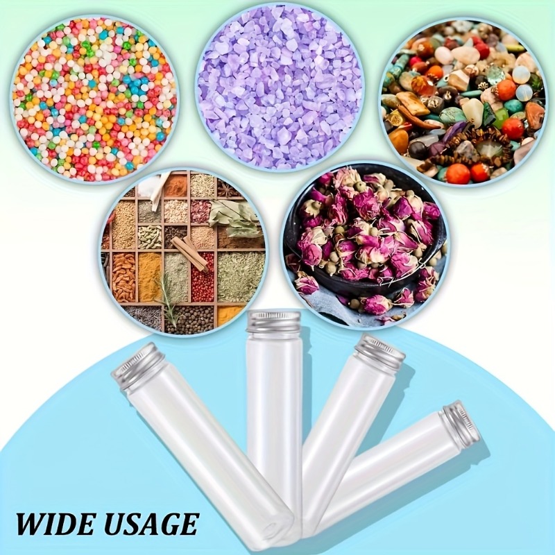 Tubos transparentes de plástic - Bath Salts Jar avaliação e preço