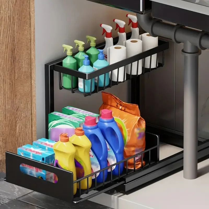 Organizador de 2 níveis para d - Home Depot Bathroom Sink avaliação e preço